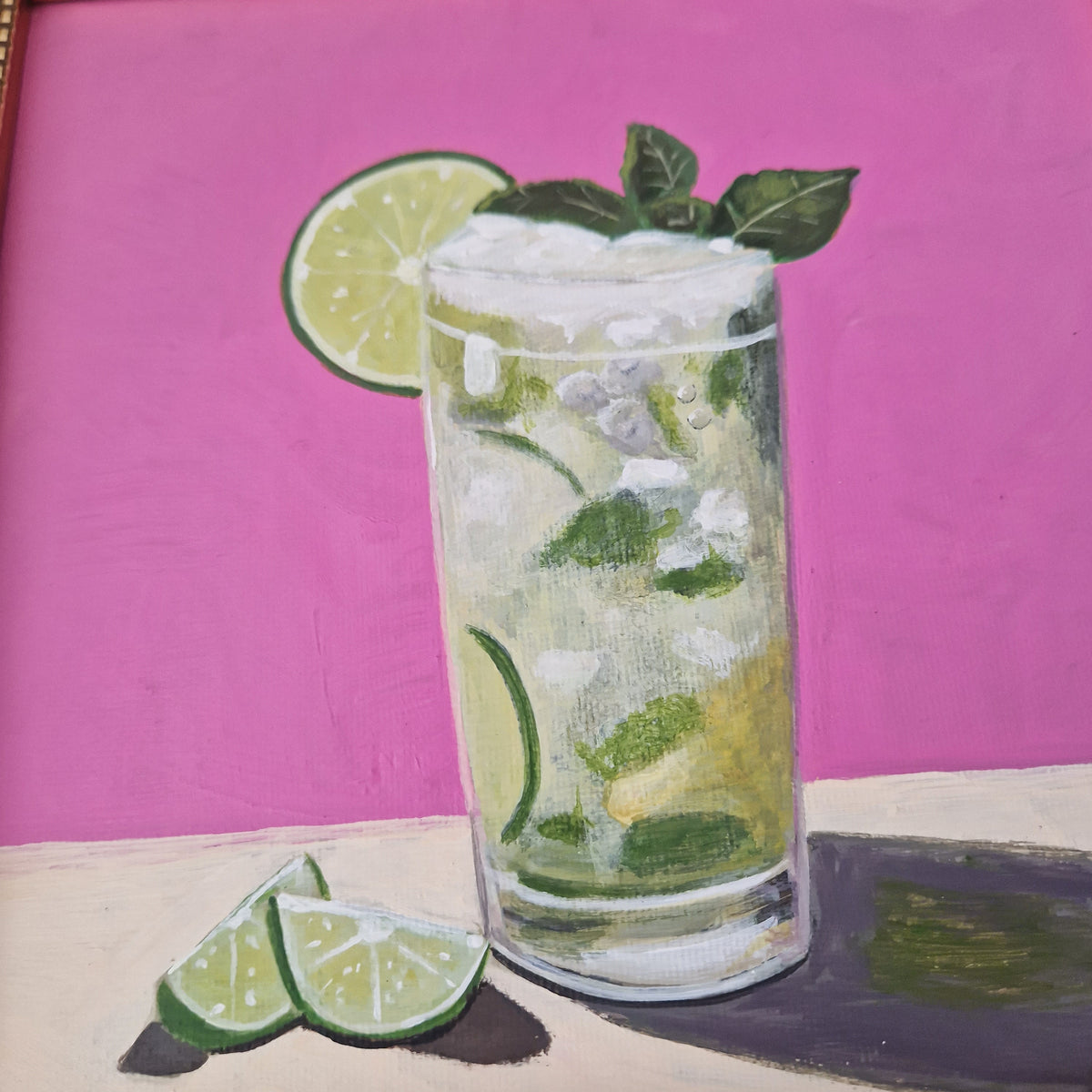 Mojito – Original Framed Painting.